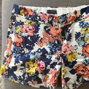 Floral Tailored Fit Stretch Cotton Short